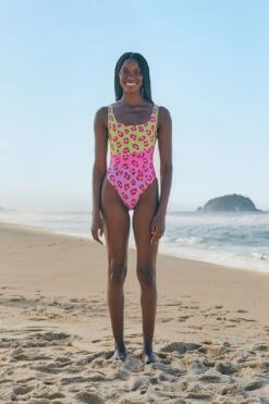 Farm Rio Maxi Leopard Patch One Piece Swimsuit 10 Farm Rio Maxi Leopard Patch One Piece Swimsuit -Farm Rio Dress Shop 304300 02