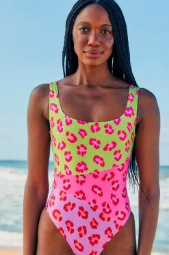 Farm Rio Maxi Leopard Patch One Piece Swimsuit 9 Farm Rio Maxi Leopard Patch One Piece Swimsuit -Farm Rio Dress Shop 304300 03