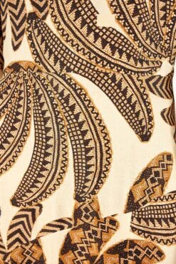 Farm Rio Sand Yawanawa Vanahu Lenzing™ Ecovero™ Viscose Midi Dress -Farm Rio Dress Shop 304582 04