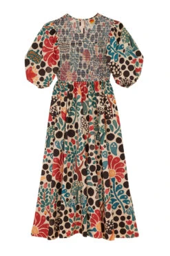 Farm Rio Mushroom Forest Organic Cotton Midi Dress -Farm Rio Dress Shop 304592 06
