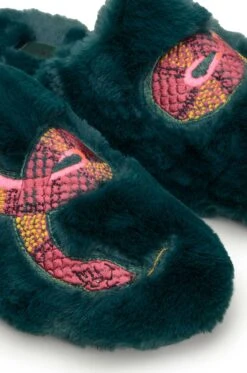 Farm Rio Green Bright Elements Slipper -Farm Rio Dress Shop 304725 04