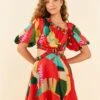 Farm Rio Red Heliconia Mini Dress 2 Farm Rio Red Heliconia Mini Dress -Farm Rio Dress Shop 305261 01