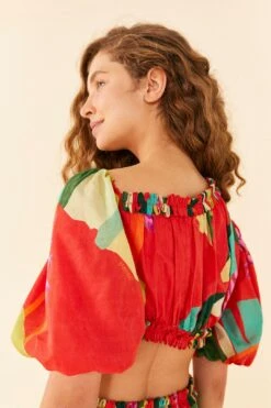 Farm Rio Red Heliconia Mini Dress -Farm Rio Dress Shop 305261 03