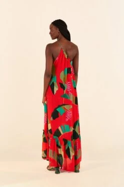 Farm Rio Red Heliconia Maxi Dress -Farm Rio Dress Shop 305296 04