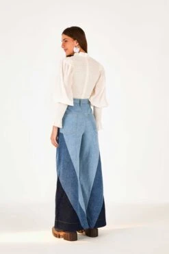Farm Rio Patched Denim Pants -Farm Rio Dress Shop 305380 04