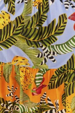 Farm Rio Mixed Striped Bananas Maxi Dress -Farm Rio Dress Shop 305797 05 1