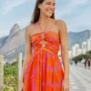 Farm Rio Pink Copacabana Mini Dress -Farm Rio Dress Shop 306062 01