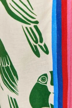 Farm Rio Off-White Rainbow Toucans Pants 11 Farm Rio Off-White Rainbow Toucans Pants -Farm Rio Dress Shop 306073 05