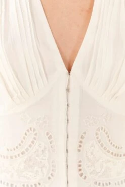 Farm Rio Off-White Lace Blouse -Farm Rio Dress Shop 306081 04
