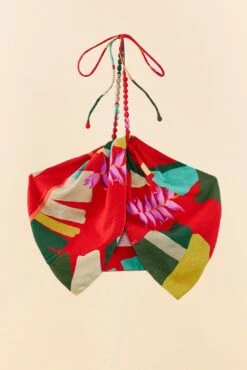 Farm Rio Red Heliconia Crop Top -Farm Rio Dress Shop 306084 05