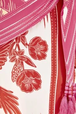 Farm Rio Tropical Dream Lenzing™ Ecovero™ ViscoseMidi Skirt -Farm Rio Dress Shop 306099 04