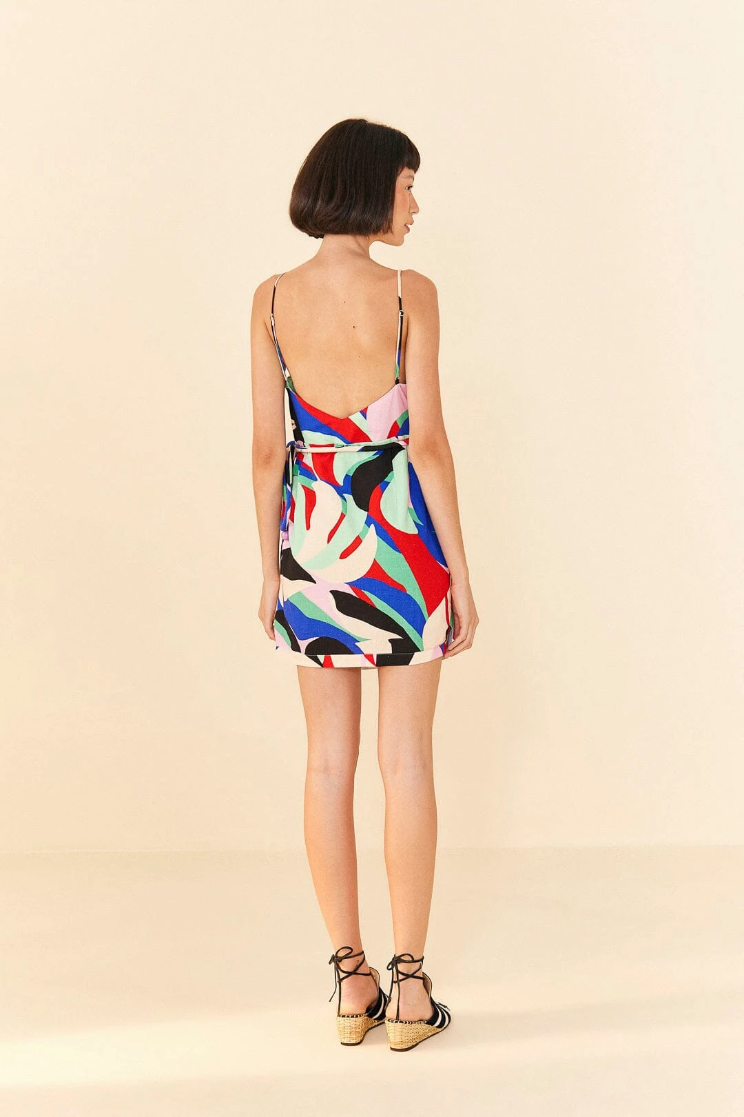 Farm Rio Colorful Monstera Mini Dress 6 Farm Rio Colorful Monstera Mini Dress - Image 4