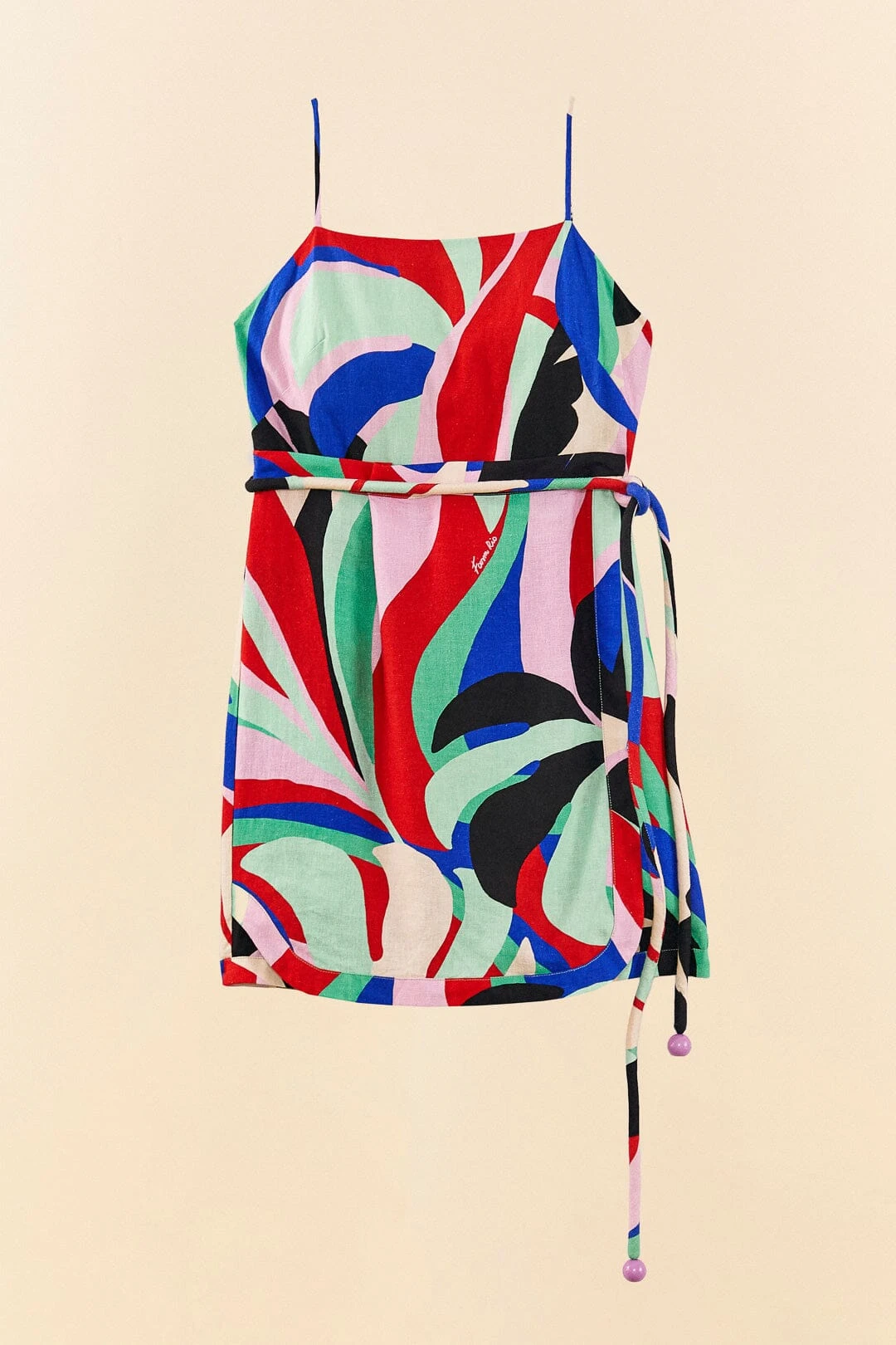 Farm Rio Colorful Monstera Mini Dress 8 Farm Rio Colorful Monstera Mini Dress - Image 6