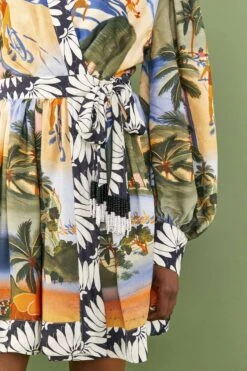 Farm Rio CariocaLenzing™ Ecovero™ Viscose Mini Dress 10 Farm Rio CariocaLenzing™ Ecovero™ Viscose Mini Dress -Farm Rio Dress Shop 306164 03