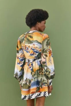 Farm Rio CariocaLenzing™ Ecovero™ Viscose Mini Dress 11 Farm Rio CariocaLenzing™ Ecovero™ Viscose Mini Dress -Farm Rio Dress Shop 306164 04