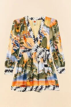 Farm Rio CariocaLenzing™ Ecovero™ Viscose Mini Dress 13 Farm Rio CariocaLenzing™ Ecovero™ Viscose Mini Dress -Farm Rio Dress Shop 306164 07