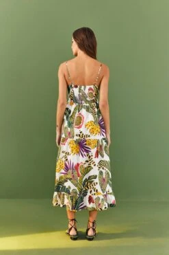 Farm Rio Striped Forest Maxi Dress -Farm Rio Dress Shop 306204 03