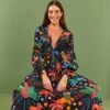 Farm Rio Zodiac Maxi Dress -Farm Rio Dress Shop 306214 01