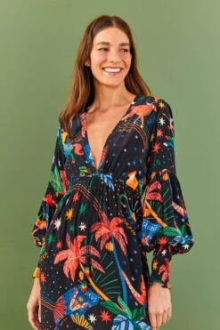 Farm Rio Zodiac Maxi Dress -Farm Rio Dress Shop 306214 03 1