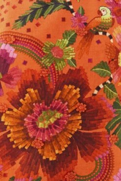 Farm Rio Orange Blooming Garden Blouse -Farm Rio Dress Shop 306226 05