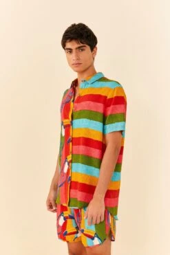 Farm Rio Wonderful Toucans Unisex Shirt -Farm Rio Dress Shop 306242 05