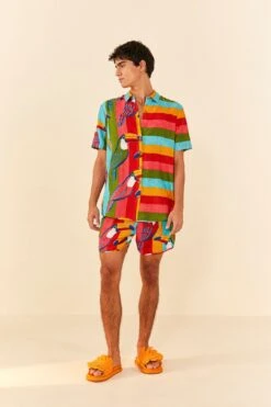 Farm Rio Wonderful Toucans Unisex Shirt -Farm Rio Dress Shop 306242 06