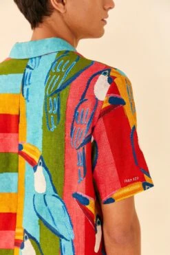Farm Rio Wonderful Toucans Unisex Shirt -Farm Rio Dress Shop 306242 07