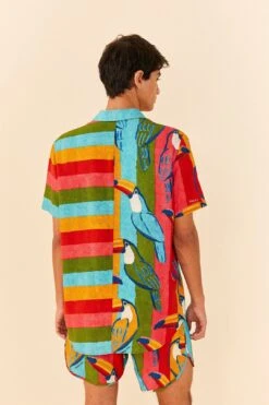 Farm Rio Wonderful Toucans Unisex Shirt -Farm Rio Dress Shop 306242 08