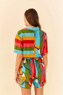 Farm Rio Wonderful Toucans Unisex Shorts -Farm Rio Dress Shop 306244 03