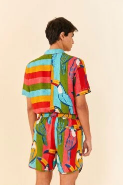 Farm Rio Wonderful Toucans Unisex Shorts -Farm Rio Dress Shop 306244 07