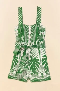 Farm Rio Off-White Macaw Elegance Romper -Farm Rio Dress Shop 306252 06