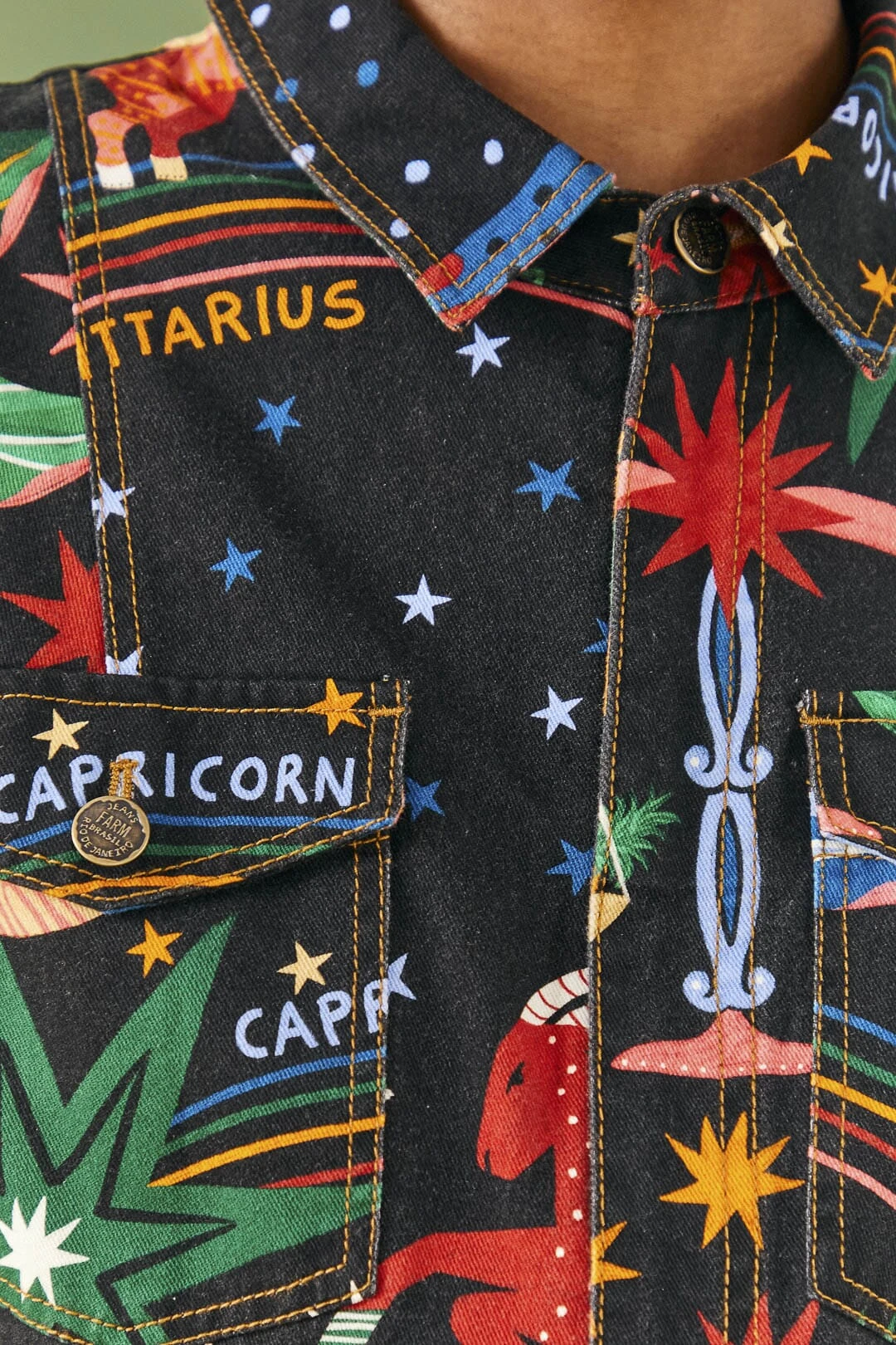 Farm Rio Zodiac Canvas Jumpsuit 6 Farm Rio Zodiac Canvas Jumpsuit - Image 4