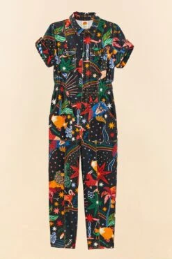 Farm Rio Zodiac Canvas Jumpsuit 11 Farm Rio Zodiac Canvas Jumpsuit -Farm Rio Dress Shop 306258 06