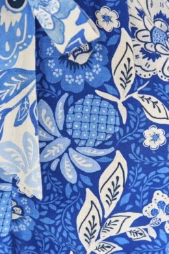 Farm Rio Blue Full Of Flowers Jumpsuit -Farm Rio Dress Shop 306264 05