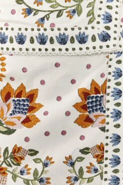 Farm Rio White Summer Garden Mini Skirt -Farm Rio Dress Shop 306268 04