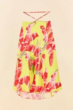 Farm Rio Lime Sweet Jungle Lenzing™ Ecovero™ Viscose Skirt -Farm Rio Dress Shop 306304 06