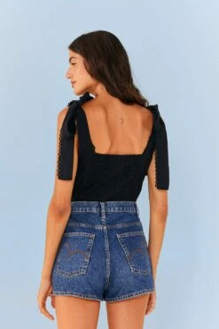 Farm Rio Crochet Denim Shorts 9 Farm Rio Crochet Denim Shorts -Farm Rio Dress Shop 306315 03