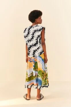 Farm Rio Black Copacabana Organic Cotton T-Shirt -Farm Rio Dress Shop 306319 03