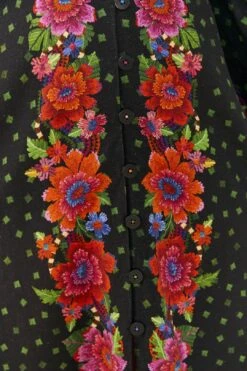 Farm Rio Black Blooming Garden Dress -Farm Rio Dress Shop 306333 05