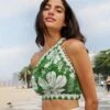 Farm Rio Off-White Macaw Elegance Crop Top 2 Farm Rio Off-White Macaw Elegance Crop Top -Farm Rio Dress Shop 306377 01