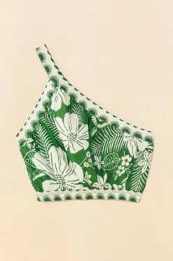 Farm Rio Off-White Macaw Elegance Crop Top -Farm Rio Dress Shop 306377 05