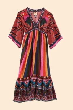 Macaw Show Maxi Dress -Farm Rio Dress Shop 306389