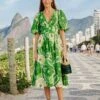Farm Rio Tropical Groove Midi Dress 1 Farm Rio Tropical Groove Midi Dress -Farm Rio Dress Shop 306391 01