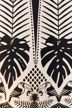 Black Macaw Elegance Maxi Dress 10 Black Macaw Elegance Maxi Dress -Farm Rio Dress Shop 306647 05