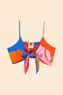 Farm Rio Mixed Rainbow Toucans Crop Top -Farm Rio Dress Shop 306649 06