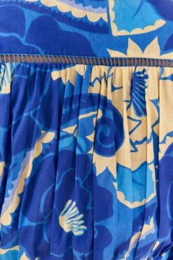 Farm Rio Blue Tropical Groove Blouse -Farm Rio Dress Shop 306650 04