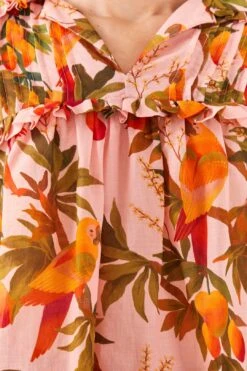 Farm Rio Pink Mango Trees Blouse -Farm Rio Dress Shop 306655 05