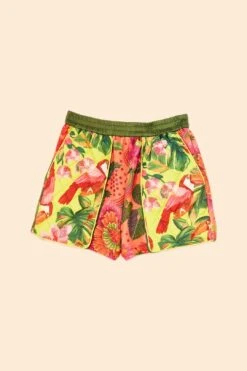 Farm Rio Orange Blooming GardenSweatshorts -Farm Rio Dress Shop 306673 06