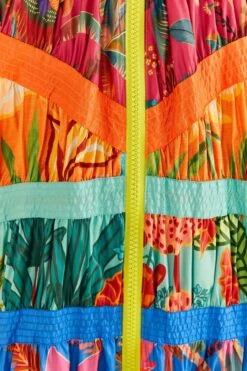 Farm Rio Mixed Prints Windbreaker -Farm Rio Dress Shop 306685 05