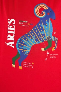 Farm Rio Aries Zodiac Organic Cotton T-Shirt -Farm Rio Dress Shop 306689 04